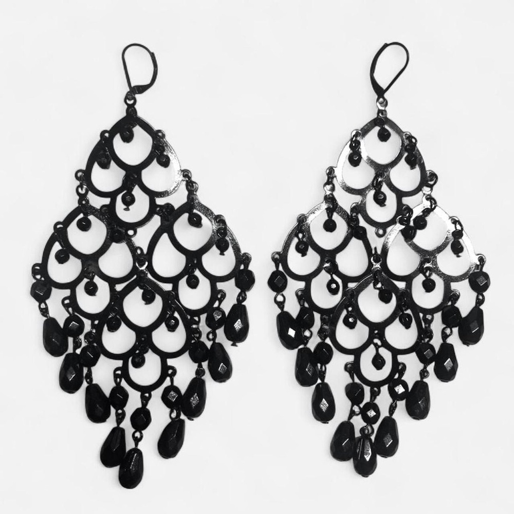 Y2K Chandelier Beaded Earrings